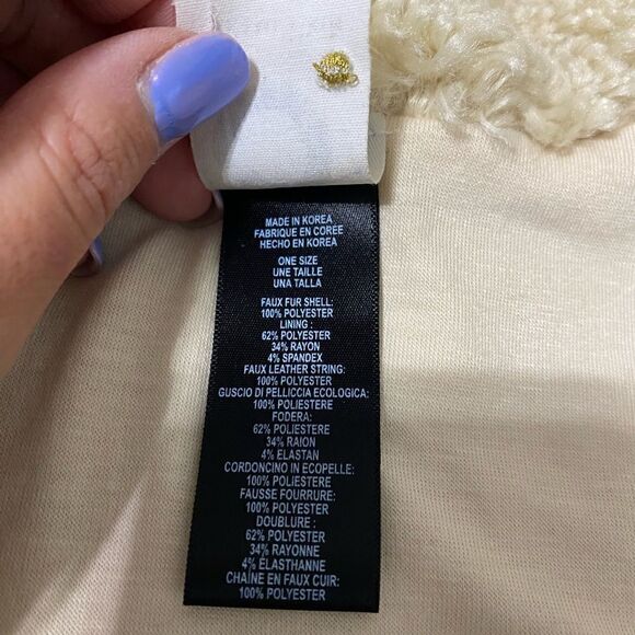 Anthropologie Akemi + Kin ALONNA Teddy Plush Vest Jacket - Picture 9 of 10